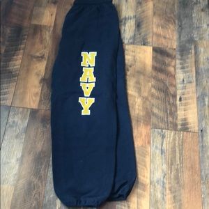Navy sweatpants
